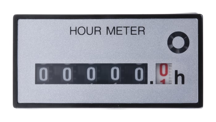 Panasonic TH63 Hour Meter, 6 Digit, 220 V ac