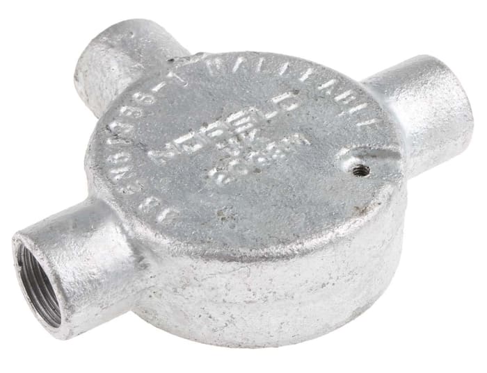 RS PRO T Piece, Conduit Fitting, 20mm Nominal Size, Steel