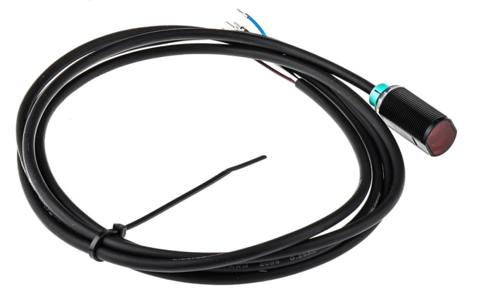 Pepperl + Fuchs Retroreflective Photoelectric Sensor, Barrel Sensor, 6.5 m Detection Range