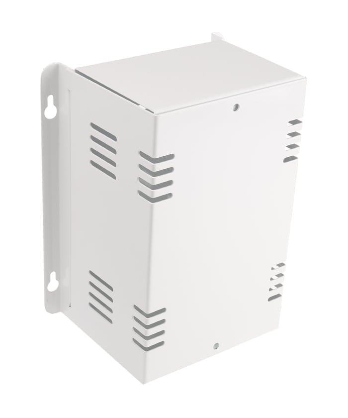 Caja para instrumentación RS PRO de Acero Laminado en Frío Blanco, , ventilada, 200 x 123 x 92mm