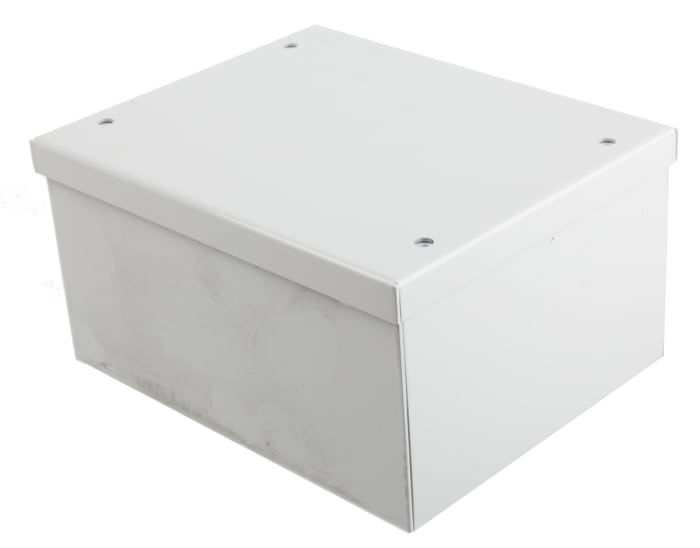 Boîtier d'instrumentation RS PRO en Acier laminé à froid Gris, dim. ext. 120 x 150 x 80mm