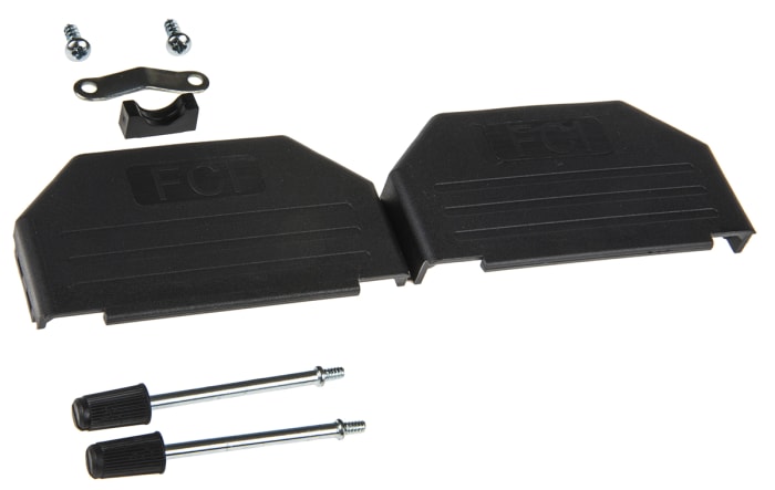 Capot Sub-D Amphenol Communications Solutions 37 contacts, en Nylon boîtier C