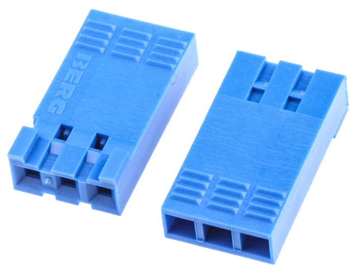 Boitier de connecteur Femelle, 3 contacts 1 rang , pas 2.54mm, Droit, Montage sur câble, série DUBOX