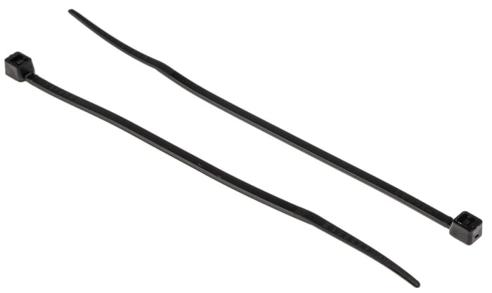 Buy TRU COMPONENTS 1592866 TC-CV300SBK203 Cable tie 300 mm 4.80 mm Black  UV-proof 100 pc(s)