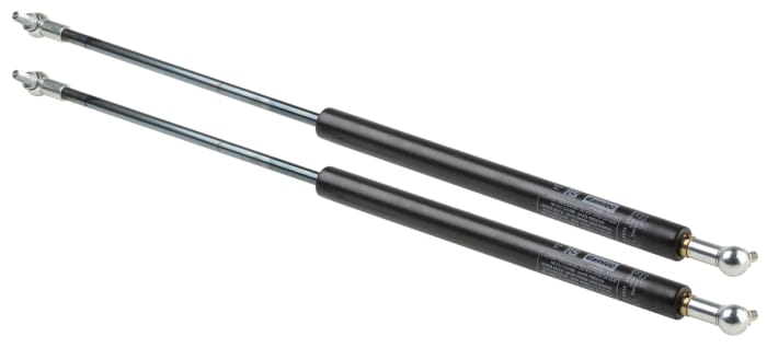 Camloc Steel Gas Strut, with Ball & Socket Joint, End Joint, 545.0mm Extended Length, 250.0mm Stroke Length