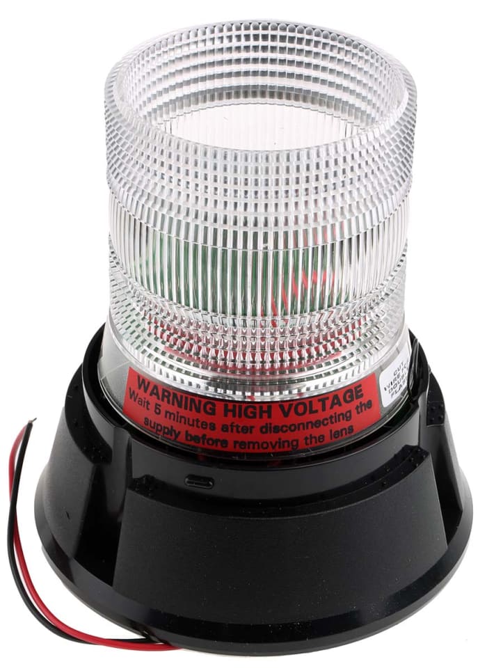 Výstražný maják Blikající Xenon 1 A, 2 A Povrchová montáž 10 → 30 v DC EMC (ECE R10), V souladu s RoHS