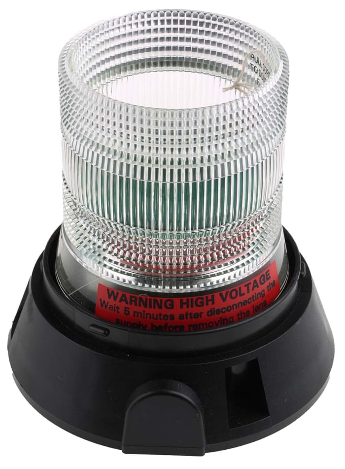 RS PRO Flashing Beacon, 115 V ac, Surface Mount, Xenon Bulb, IP56