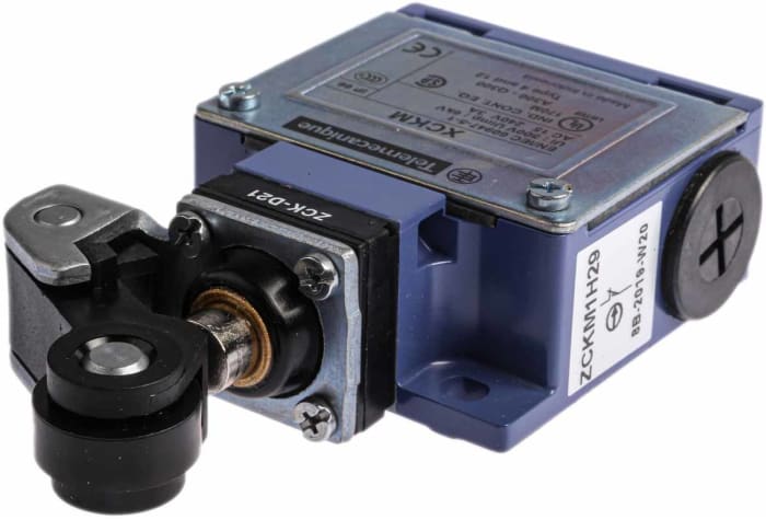 Telemecanique Sensors OsiSense XC Series Plunger Limit Switch, NO/NC, IP66, DP, Zinc Alloy Housing, 240V ac Max, 10A Max Telemecanique Sensors OsiSense XC Series Plunger Limit Switch, NO/NC, IP66, DP, Zinc Alloy Housing, 240V ac Max, 10A Max