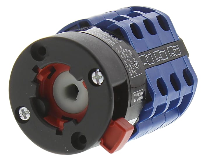 Kraus & Naimer, 3P Double Throw Cam Switch, 690 V, 20A