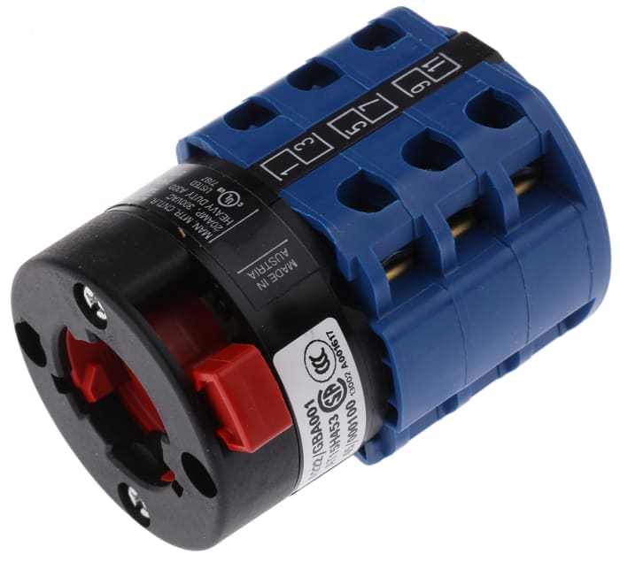 Kraus & Naimer, 3P 2 Position Double Throw Cam Switch, 20A