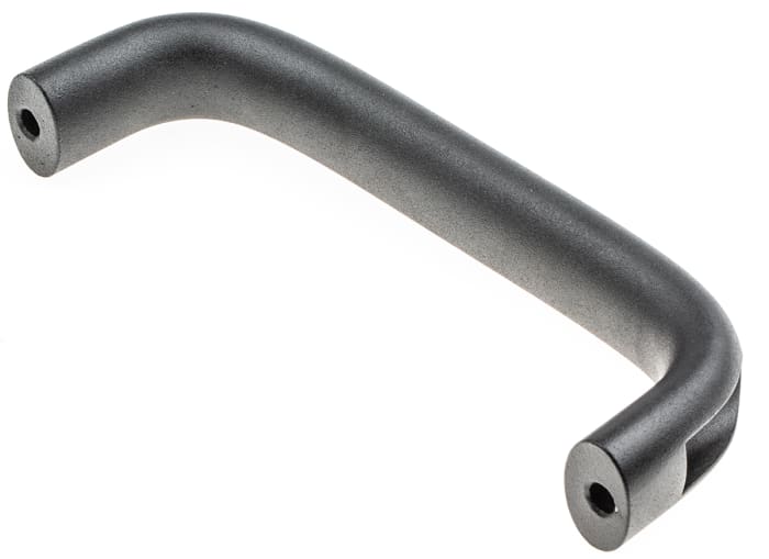 RS PRO Black Aluminium Handle 57 mm Height, 26mm Width, 178mm Length