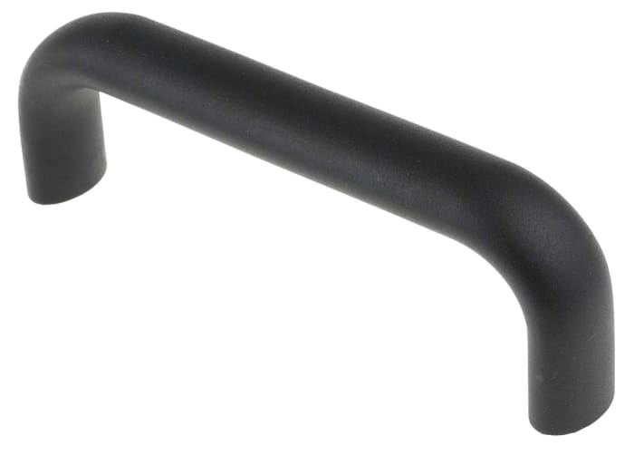 RS PRO Black Aluminium Handle 57 mm Height, 26mm Width, 177mm Length