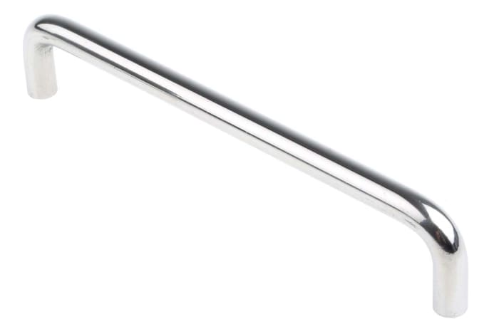 RS PRO Anodised Silver Aluminium Handle 34 mm Height, 8 mm Width, 108 mm Length