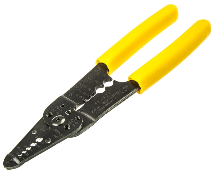 Pince à dénuder Ideal série 45 pour fil Multibrins, noyau de sigle , 18 → 8AWG, 209 mm