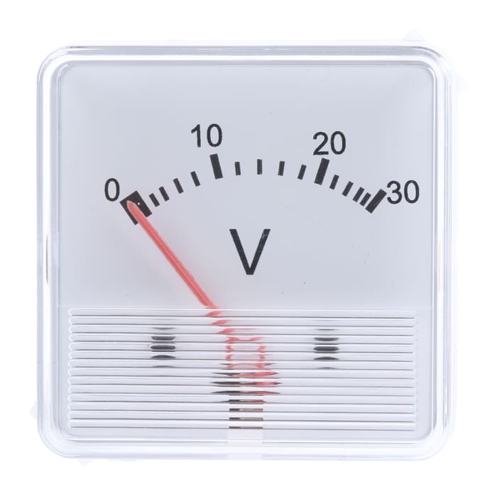 HOBUT F3P Series Analogue Voltmeter DC, 48 mm, 48 mm