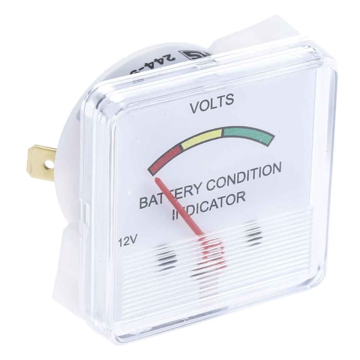 HOBUT F3P Series Analogue Voltmeter AC/DC Calibrated, 48 mm, 48 mm