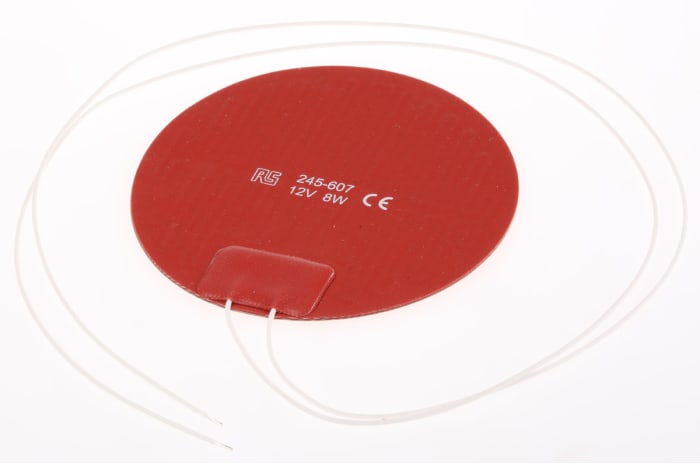 RS PRO Silicone Heater Mat, 8 W, 12 V dc