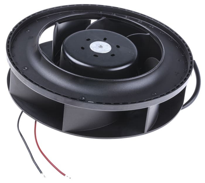 ebm-papst RER160 Series Centrifugal Fan, 24 V dc, 255m³/h, DC Operation, 165.1 x 50.3mm