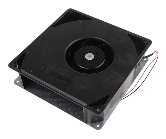 ebm-papst RG 160 NTD Series Centrifugal Fan, 24 V dc, 308m³/h, DC Operation, 220 x 220 x 56mm