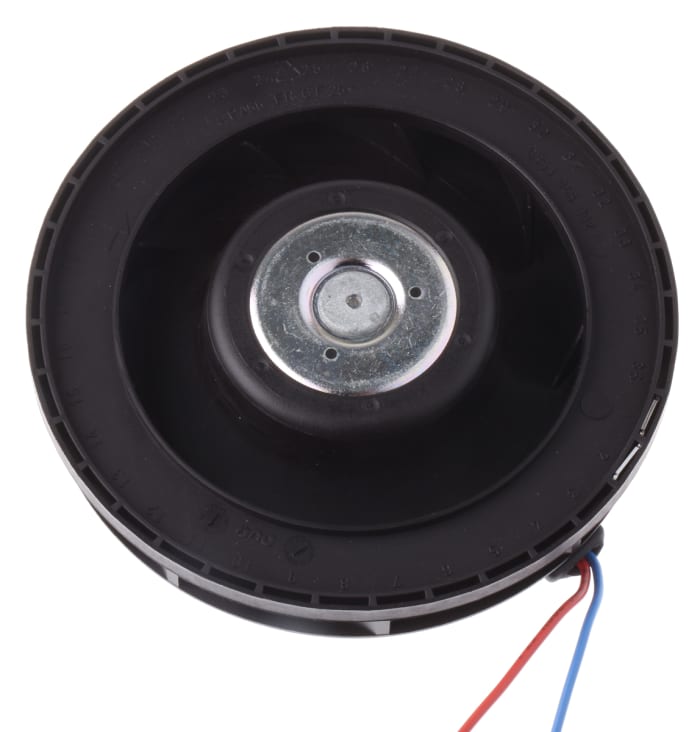 Ventilador centrífugo ebm-papst, alim 12 V dc, caudal 86m³/h, 63dB, 5400rpm