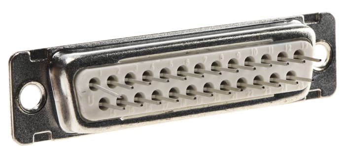 Amphenol Communications Solutions D 25 Way Through Hole D-sub Connector Socket, 2.76mm Pitch
