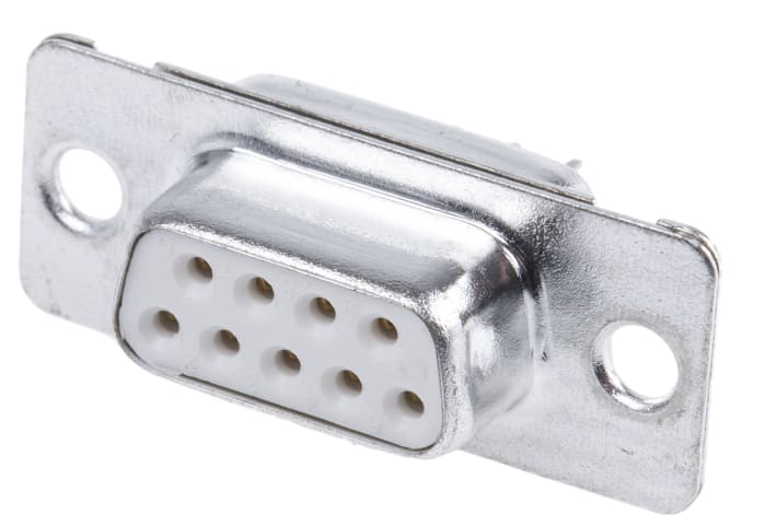 Amphenol Communications Solutions D 9 Way Through Hole D-sub Connector Socket, 2.74mm Pitch
