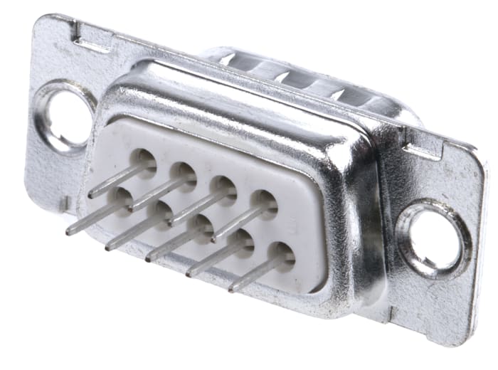 Amphenol Communications Solutions D 9 Way Through Hole D-sub Connector Plug, 2.74mm Pitch