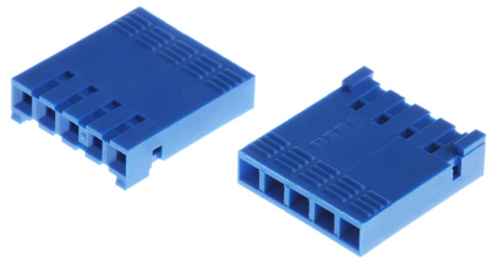 Amphenol Communications Solutions, DUBOX Female Connector Housing, 2.54mm Pitch, 5 Way, 1 Row