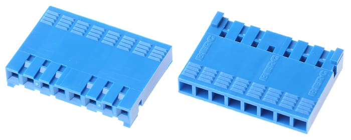 Amphenol Communications Solutions, DUBOX Female Connector Housing, 2.54mm Pitch, 8 Way, 1 Row