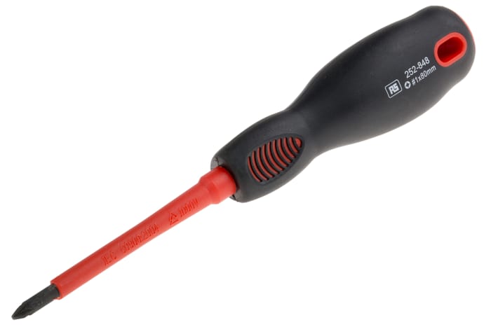 Tournevis RS PRO, pointe Pozidriv PZ1, VDE/1000V