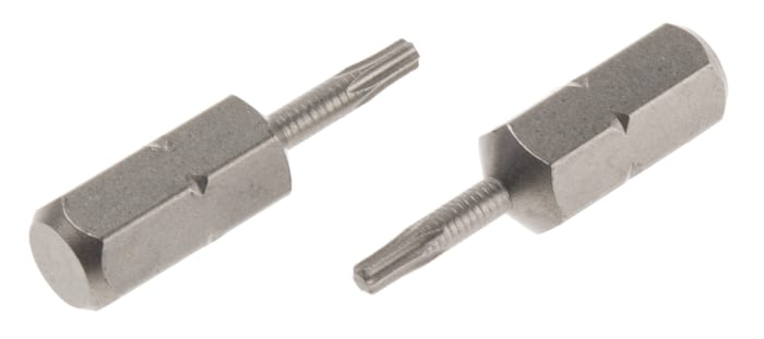 RS PRO Torx Screwdriver Bit, T7 Tip, 25 mm Overall