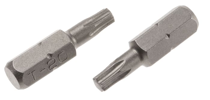 RS PRO RS PRO Torx Screwdriver Bit T20 Tip 25 mm Overall 252