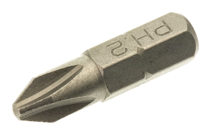 RS PRO Phillips Screwdriver Bit, PH2 Tip