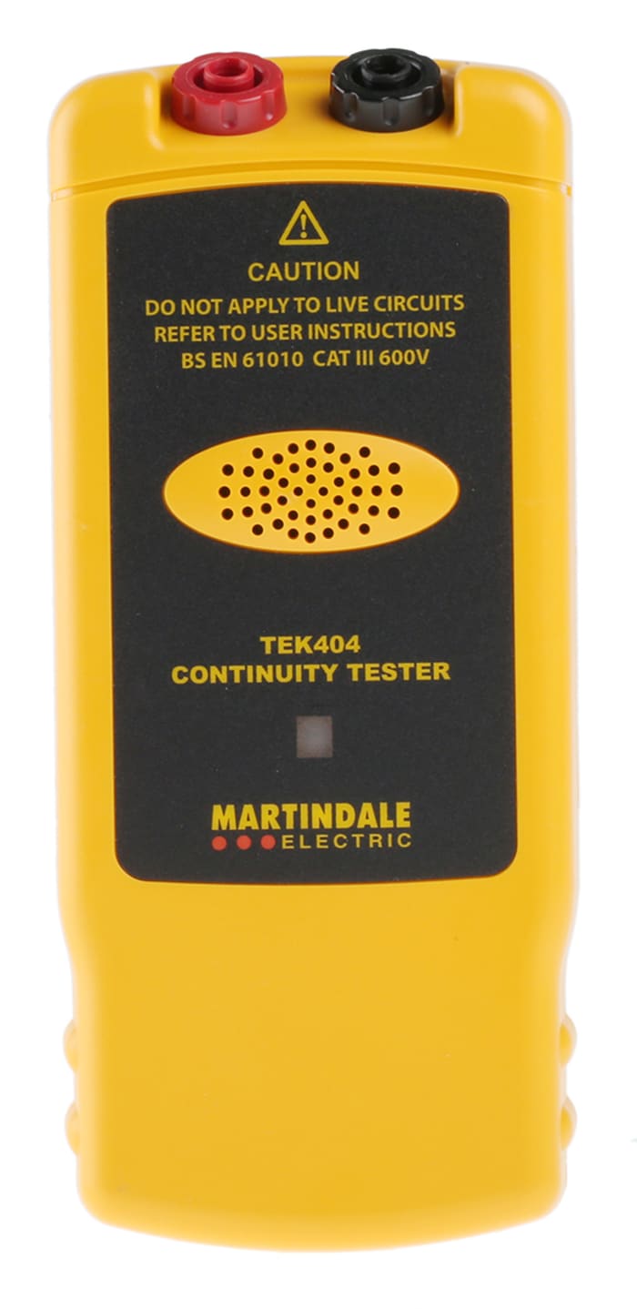 Martindale TEK404 Continuity Tester 5mA, Model TEK 404