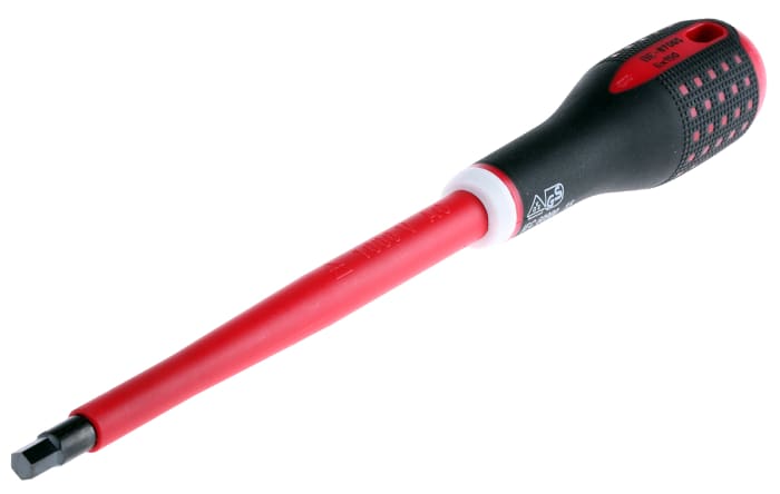 Bahco Hexagon  Screwdriver, 6 mm Tip, 150 mm Blade, VDE/1000V, 322 mm Overall