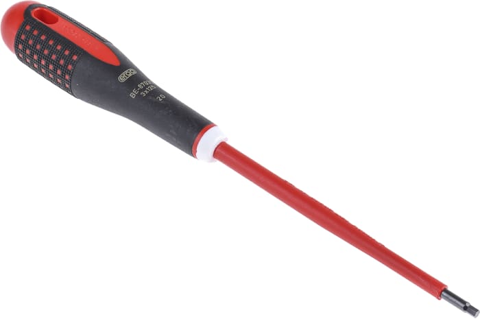 Bahco Hexagon  Screwdriver, 3 mm Tip, 125 mm Blade, VDE/1000V, 247 mm Overall