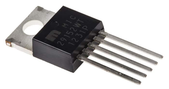 Micrel MIC29152WT, LDO Voltage Regulator, 1.5A Adjustable, 1.25 → 26 V, ±1% 5-Pin, TO-220