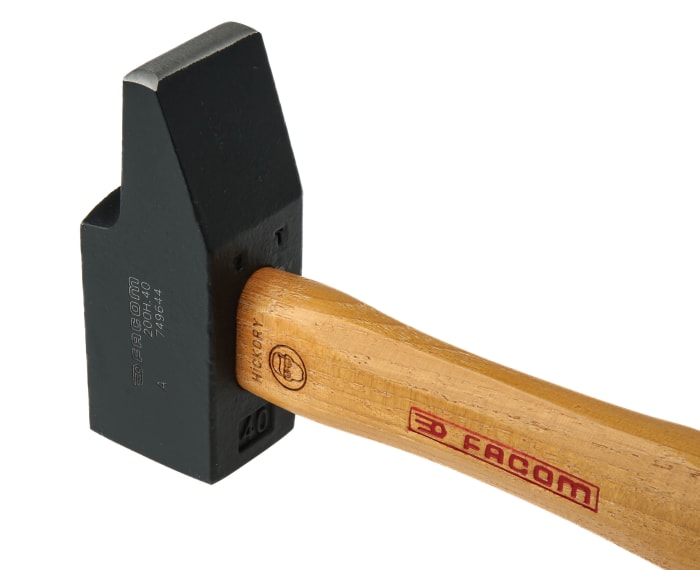 200H.40PB Steel Engineer's Hammer with Wood Handle, 1kg