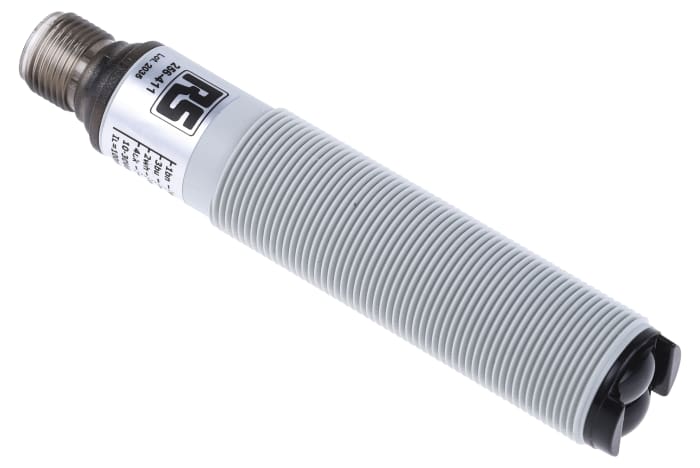 RS PRO Retroreflective Photoelectric Sensor, Barrel Sensor, 4 m Detection Range