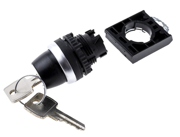 Tête de commutateur à clé BACO série BACO 3 positions, A verrouillage