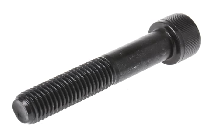 Šroub s vnitřním šestihranem, Ocel, M12, délka: 70mm, Černá, v odpovídající barvě 1.75mm