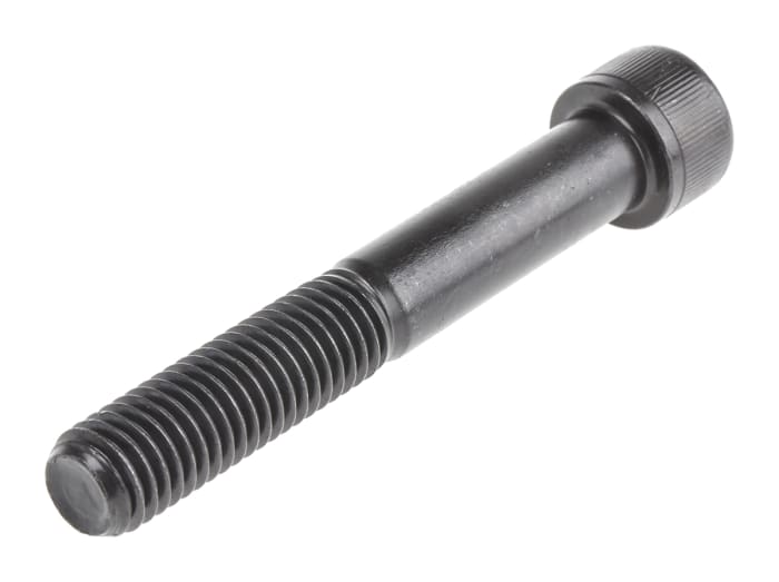 Šroub s vnitřním šestihranem, Ocel, M12, délka: 80mm, Černá, v odpovídající barvě 1.75mm