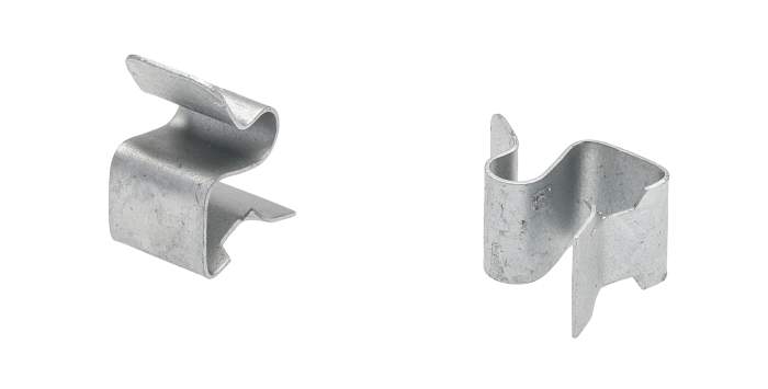 Clip serre-câbles de poutre RS PRO, Acier, Epaisseur de la bride 8 → 12 mm, Plage de diamètre de câble 6mm à 7mm