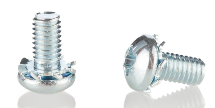 Vis indesserrable à tête Cylindrique RS PRO, M3 x 6mm, Acier