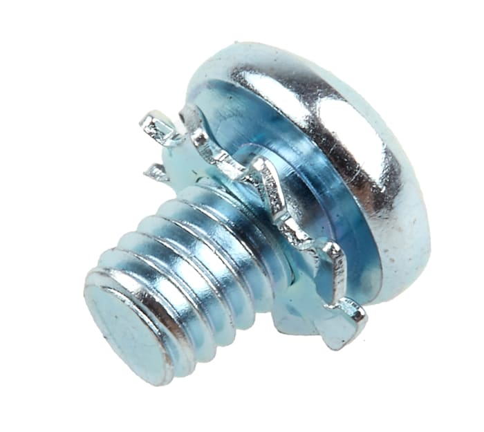 Vis indesserrable à tête Cylindrique RS PRO, M4 x 6mm, Acier