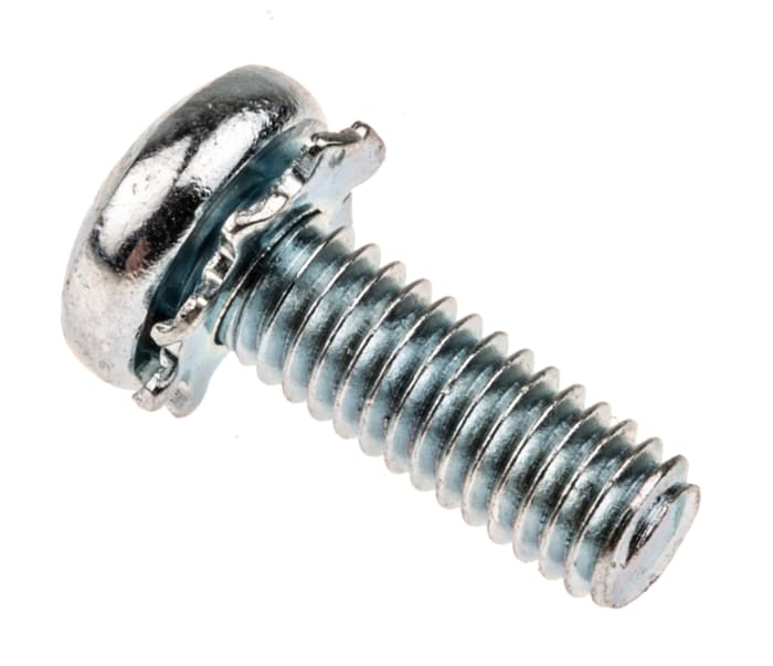 Vis indesserrable à tête Cylindrique RS PRO, M4 x 12mm, Acier