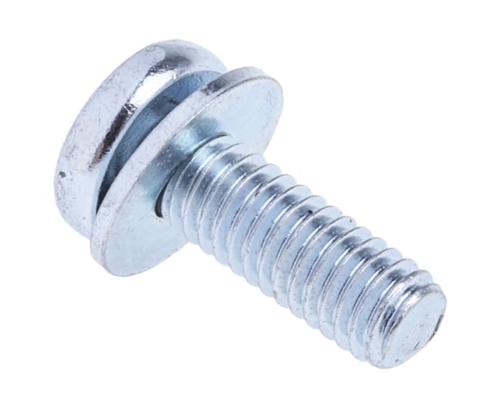 Vis indesserrable à tête Cylindrique RS PRO, M4 x 12mm, Acier