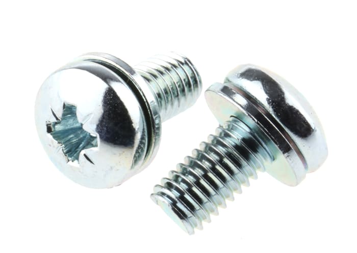 Vis indesserrable à tête Cylindrique RS PRO, M5 x 10mm, Acier