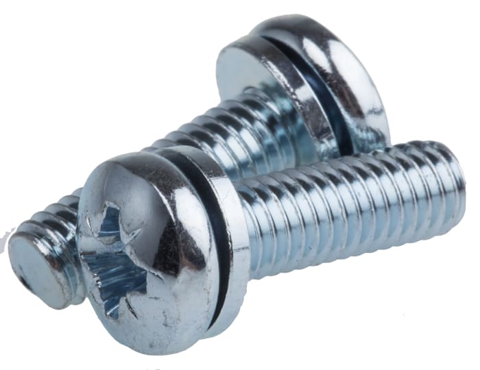 Vis indesserrable à tête Cylindrique RS PRO, M6 x 20mm, Acier