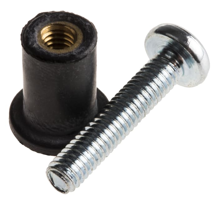Threaded rubber hot sale plug